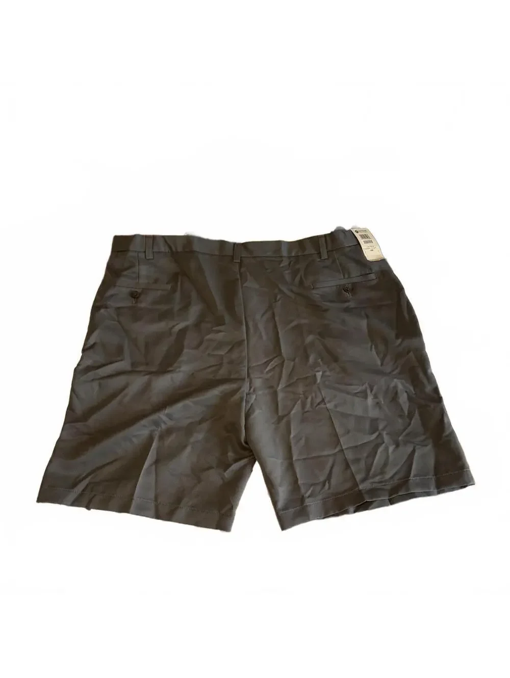 Haggar Cool 18 $48 NEW Performance Smart Taupe Shorts 44W men’s NWT  Classic